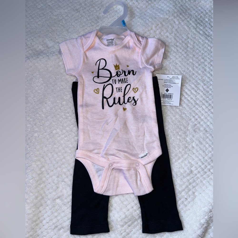 Onesies baby girl 2 piece set